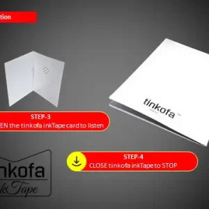 Tikofa Inktape: Your Love, Your Voice – Recordable Personalized Greetings Card that Speaks from the Heart