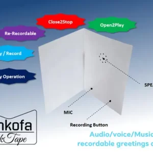 Tikofa Inktape: Your Love, Your Voice – Recordable Personalized Greetings Card that Speaks from the Heart